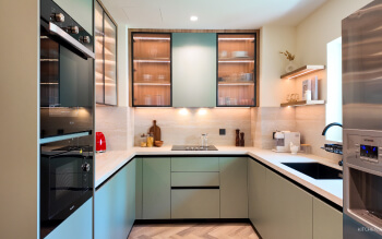 Modern Sage Green Kitchen